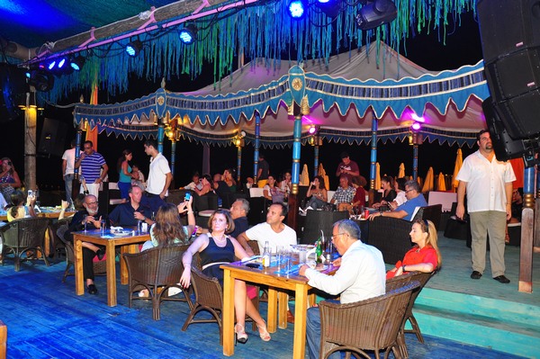 Cinda at the Beach Bar